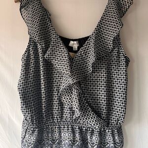 EVEREVE Ruffle Peplum Top